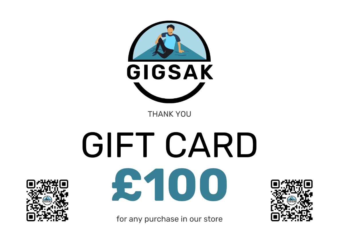 GIGSAK gift card for £100 GBP