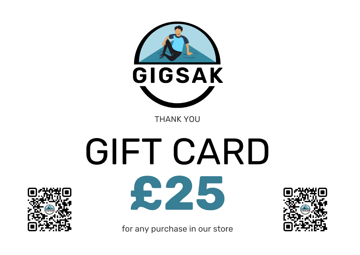 GIGSAK gift card for £125 GBP