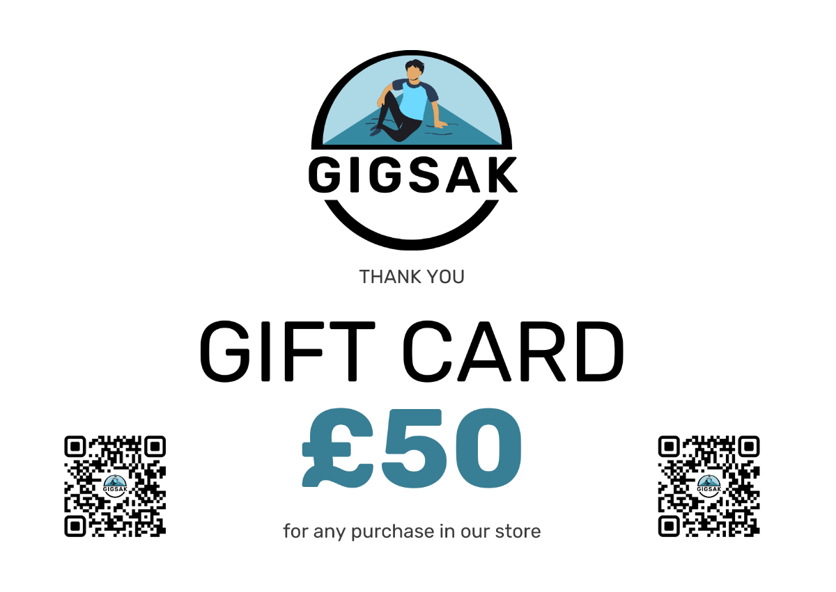 GIGSAK gift card for £50 GBP