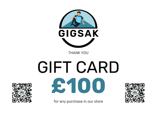 GIGSAK gift card for £100 GBP
